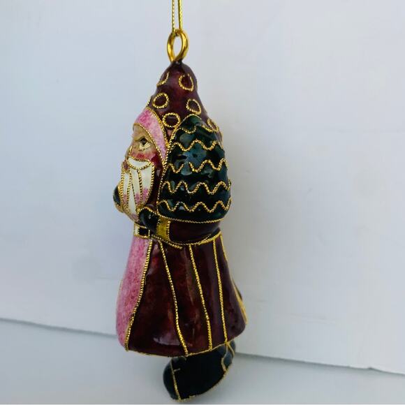Vintage Cloisonné Bell Ornament - Picture 4 of 7